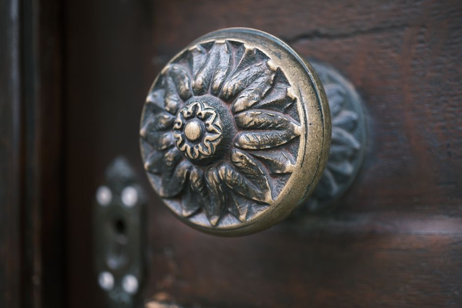 Premium brass door knob and hardware